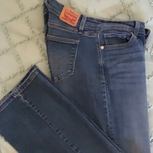Levi Faded Denim Jeans, Sz 10